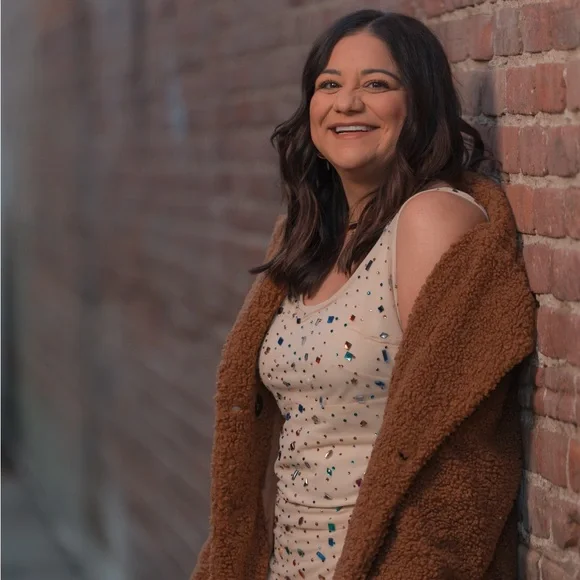 ANTHROPOLOGIE | Let Me Be Bejeweled Mesh Maxi Dress - Picture 7 of 8